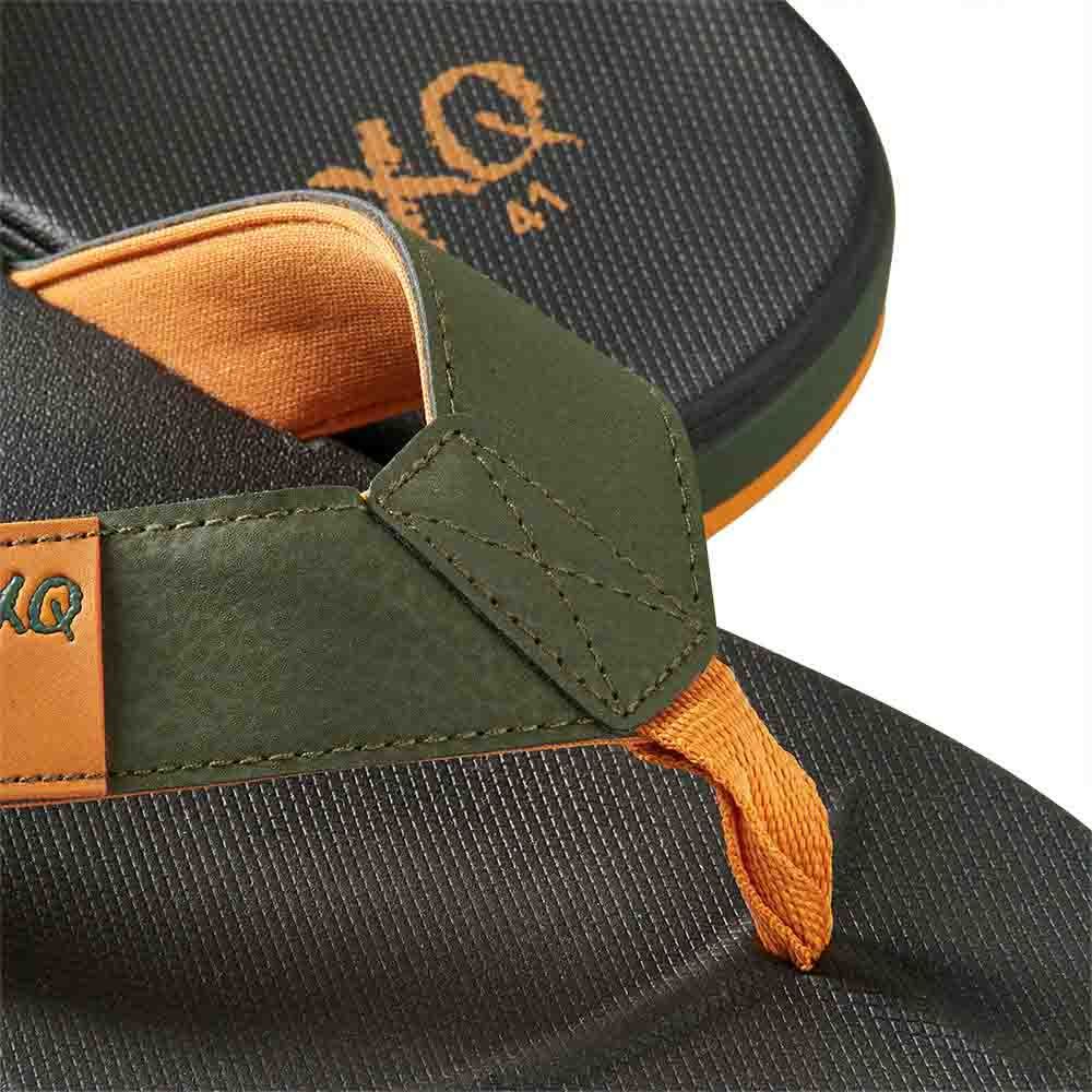 XQ Teenslippers Heren Comfortable Cushion Sole Zwart/Groen