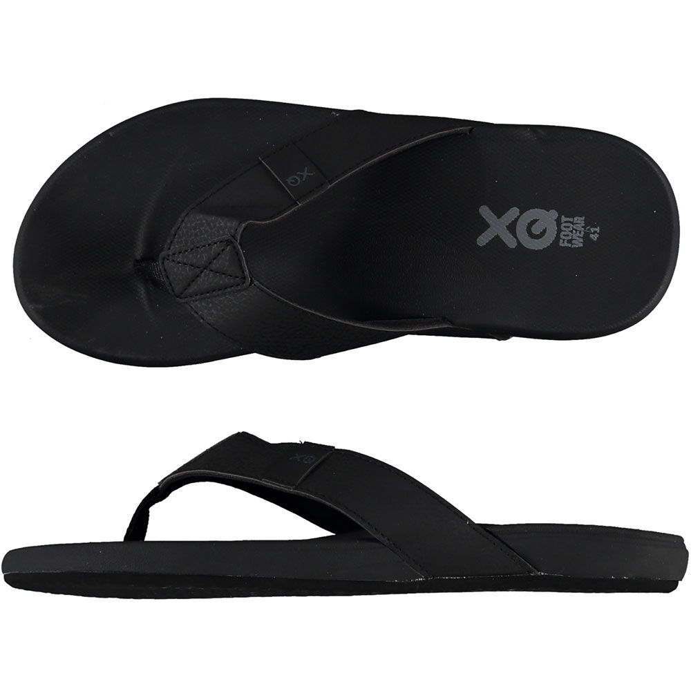 XQ Teenslippers Heren Comfortable Cushion Sole Zwart 