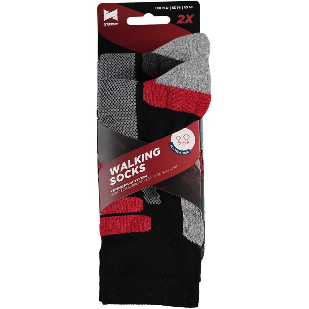 Xtreme Wandelsokken 6-pack Multi Black