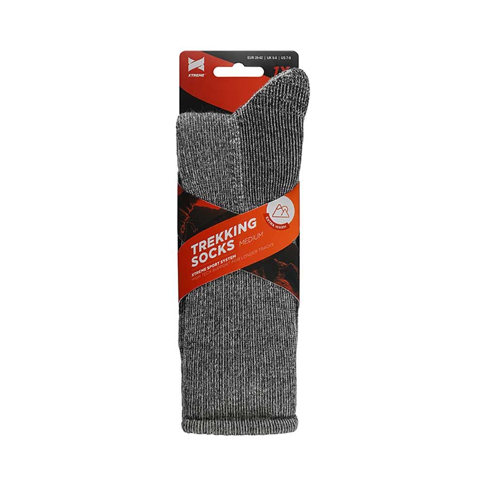 Xtreme Trekking Sokken Thermal Medium 4-pack Grey Mouliner