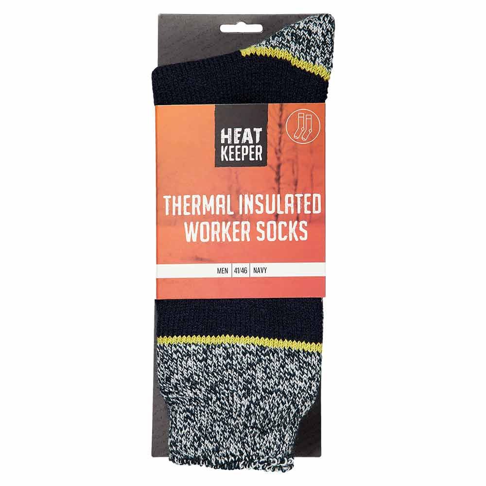 Heatkeeper Heren Thermo Werksokken Navy