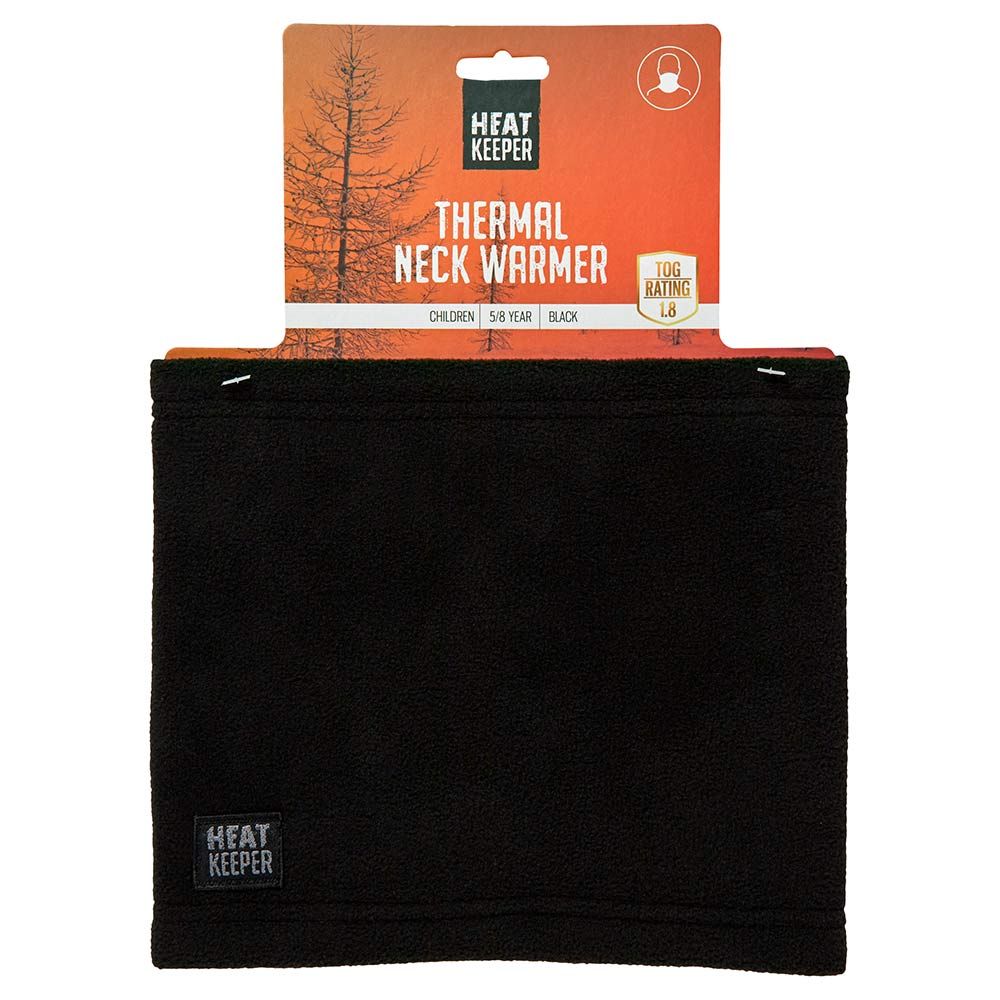 Heatkeeper Kinder Nekwarmer Fleece Zwart