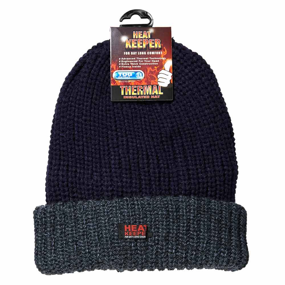 Heatkeeper Heren Thermo Muts Navy