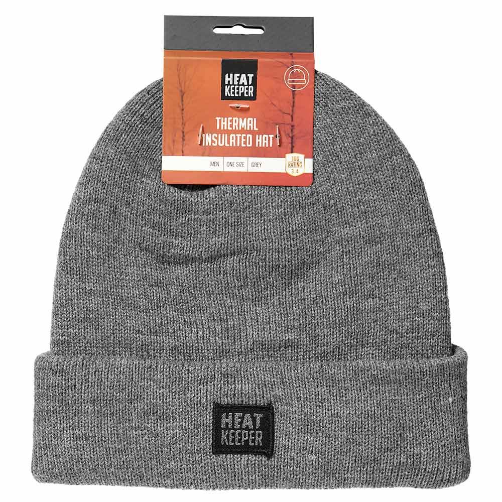 Heatkeeper Heren Thermo Muts Wind/Waterproof Grey