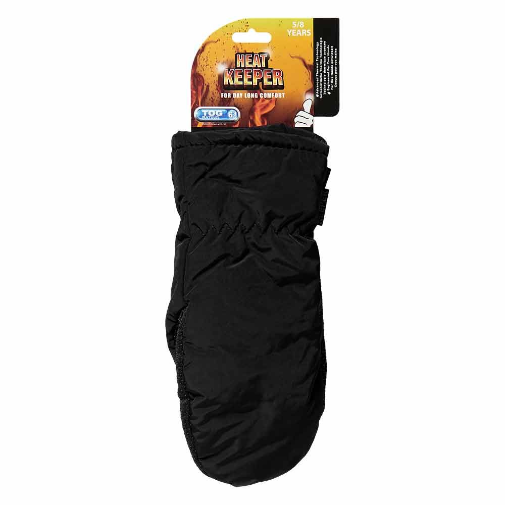 Heatkeeper Kinder Thermo Wanten Mega Zwart 