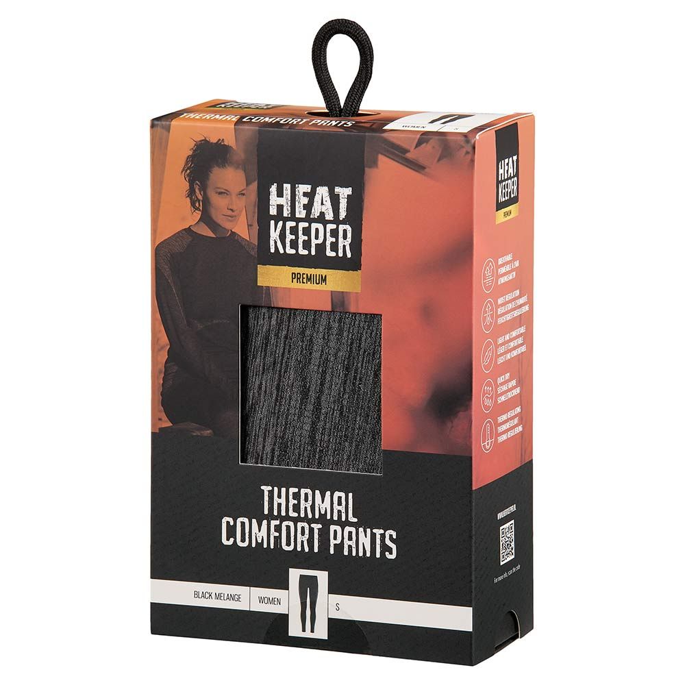 Heatkeeper Thermo Legging Dames Premium Zwart Melange