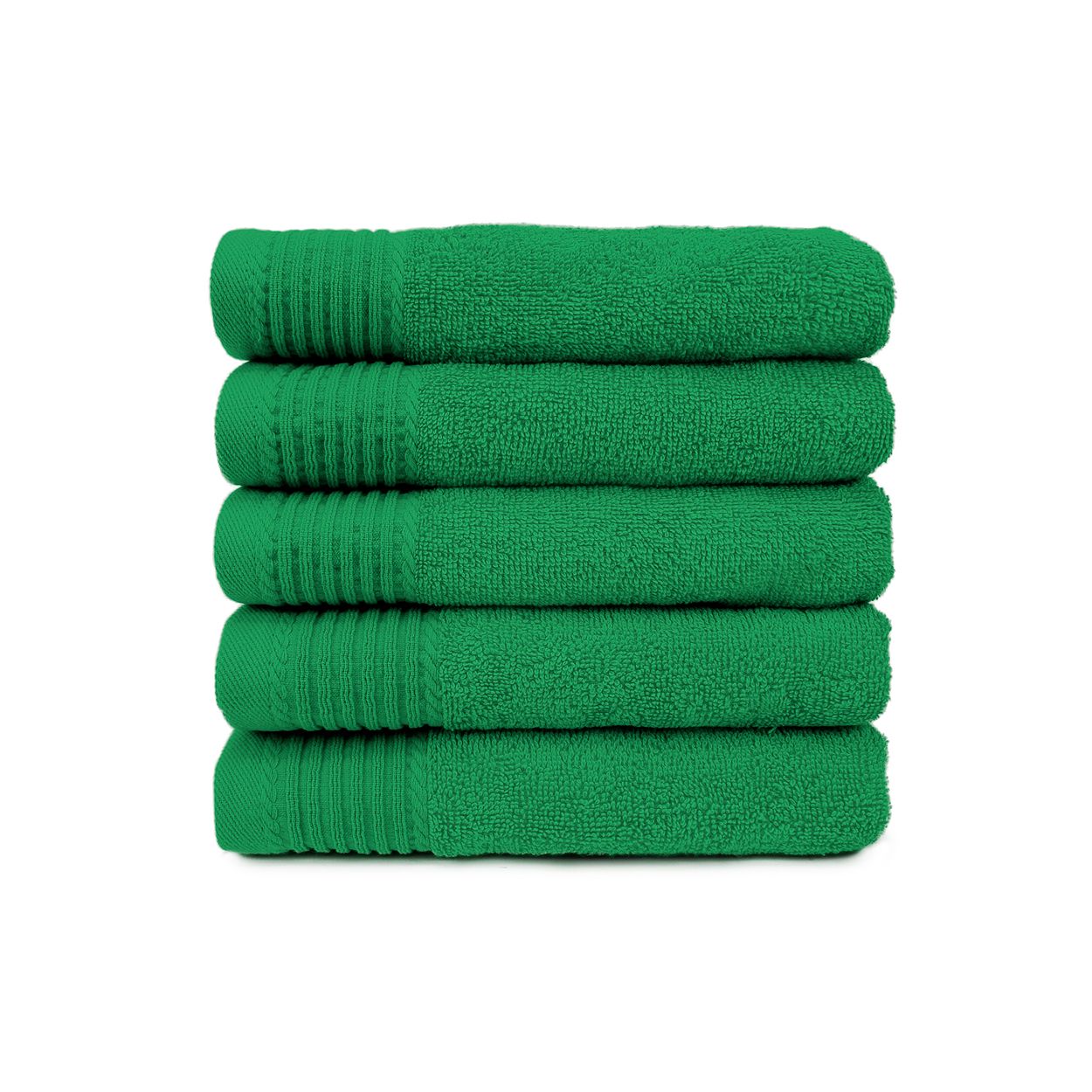 The One Handdoek 450 gram 50x100 cm Groen (5 stuks)