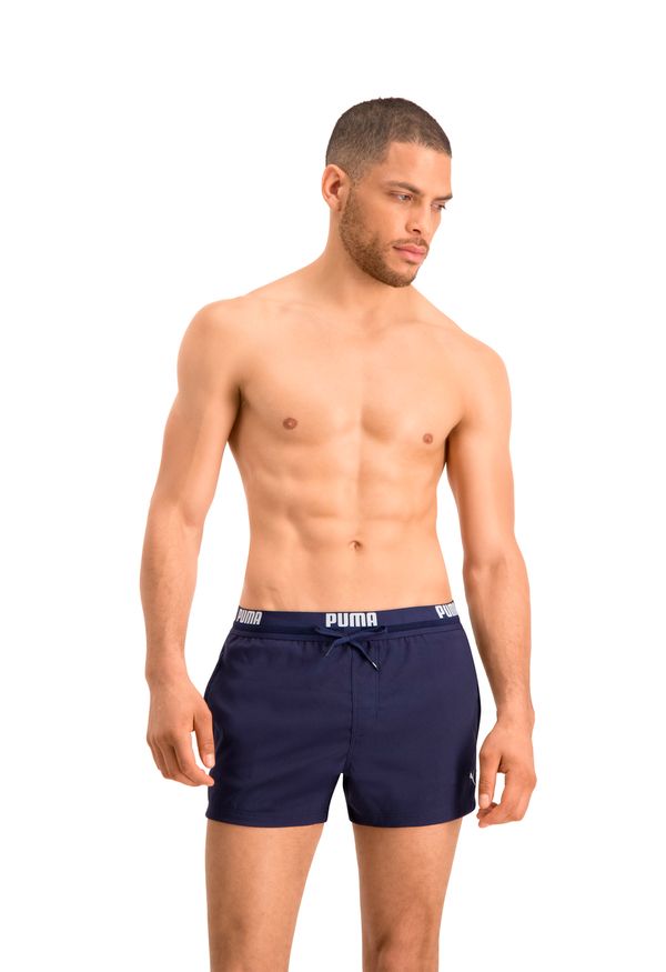 Puma Zwembroek Mannen Logo Short Navy