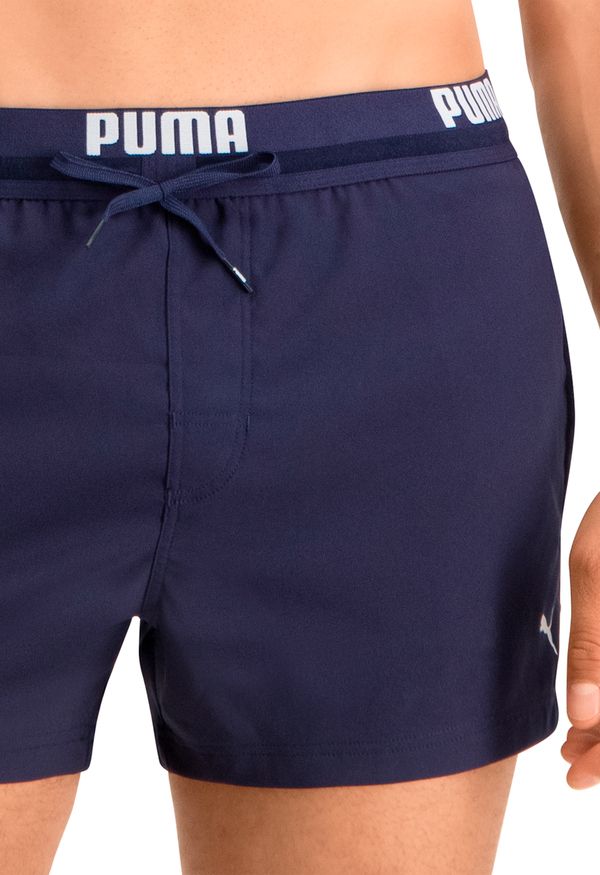 Puma Zwembroek Mannen Logo Short Navy