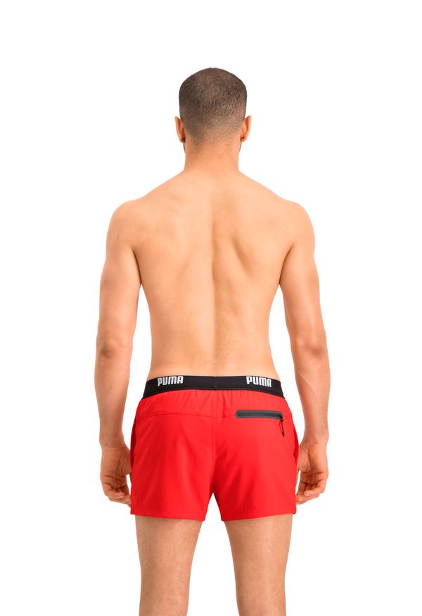 Puma Zwembroek Mannen Logo Short Red