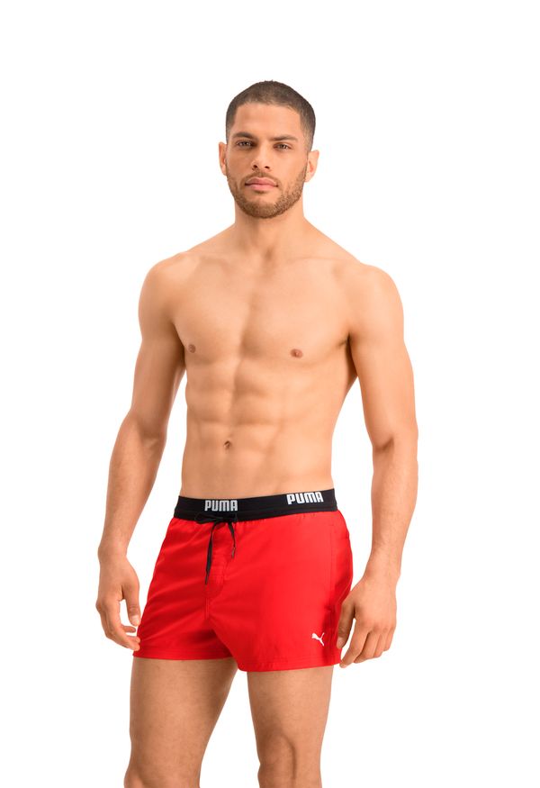 Puma Zwembroek Mannen Logo Short Red