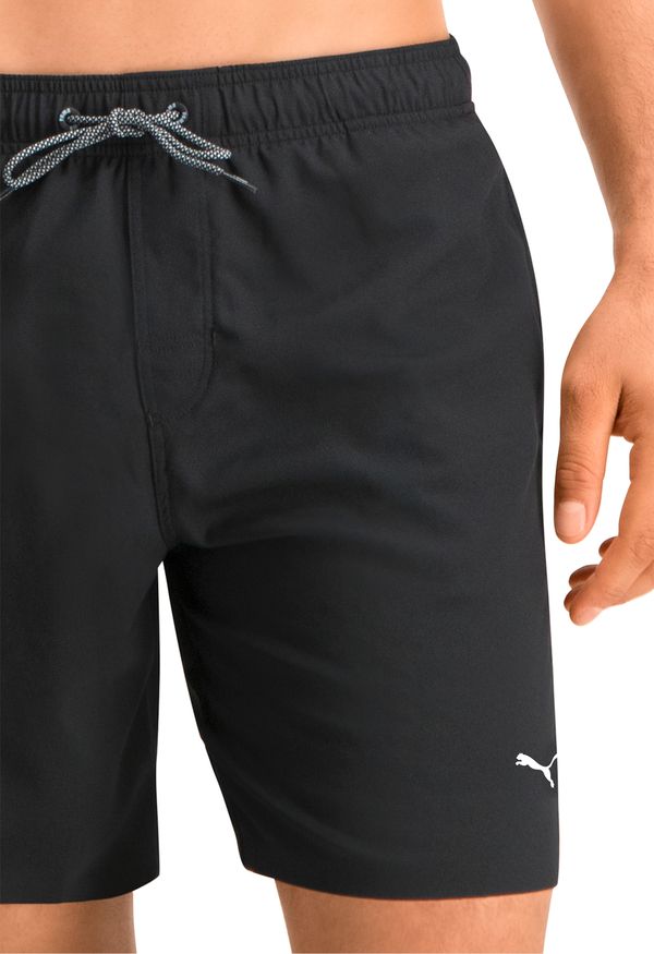 Puma Zwembroek Mannen Middel Lang Zwart