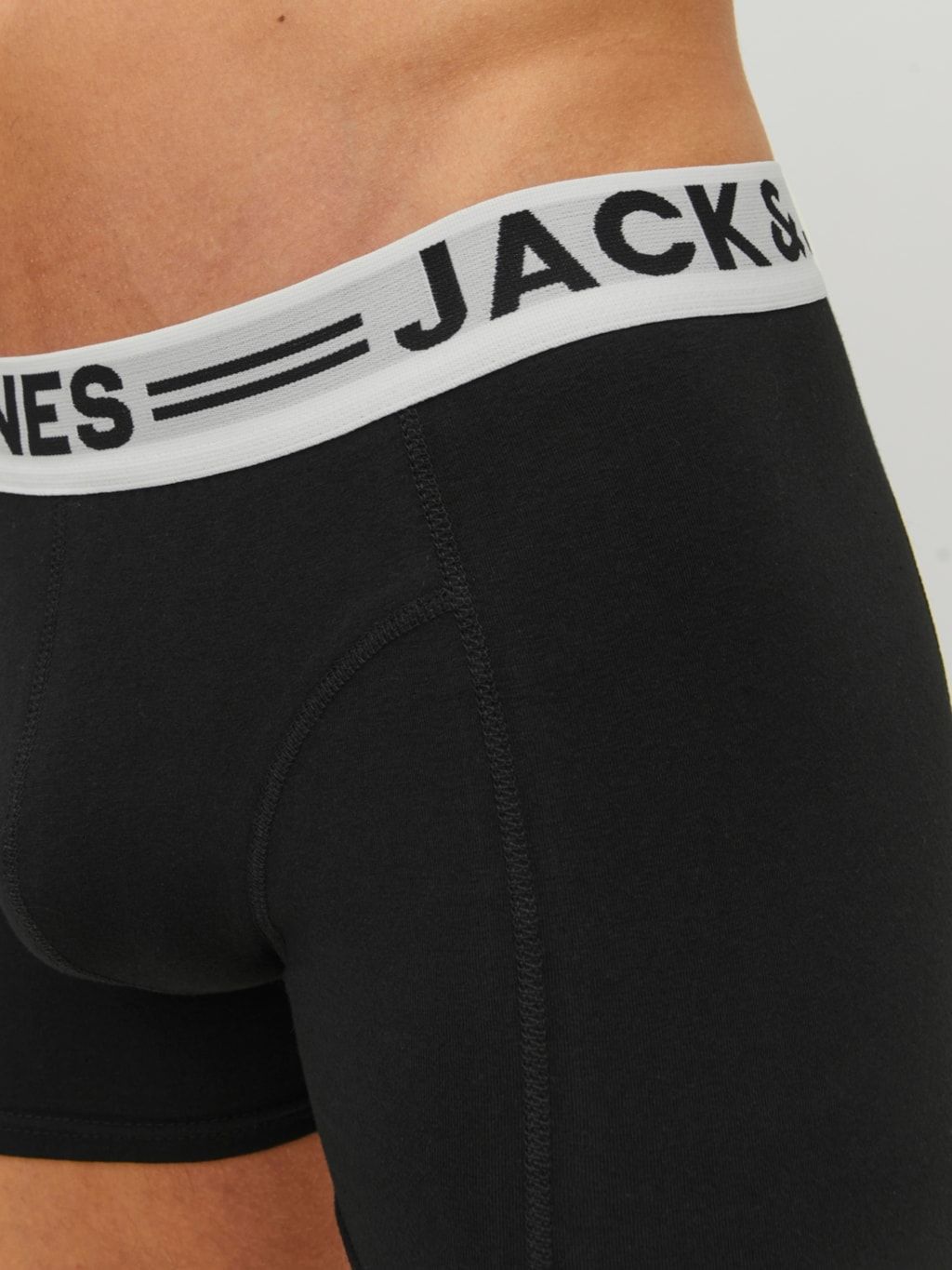 Jack & Jones Boxershorts SENSE Trunks 3-pack Zwart