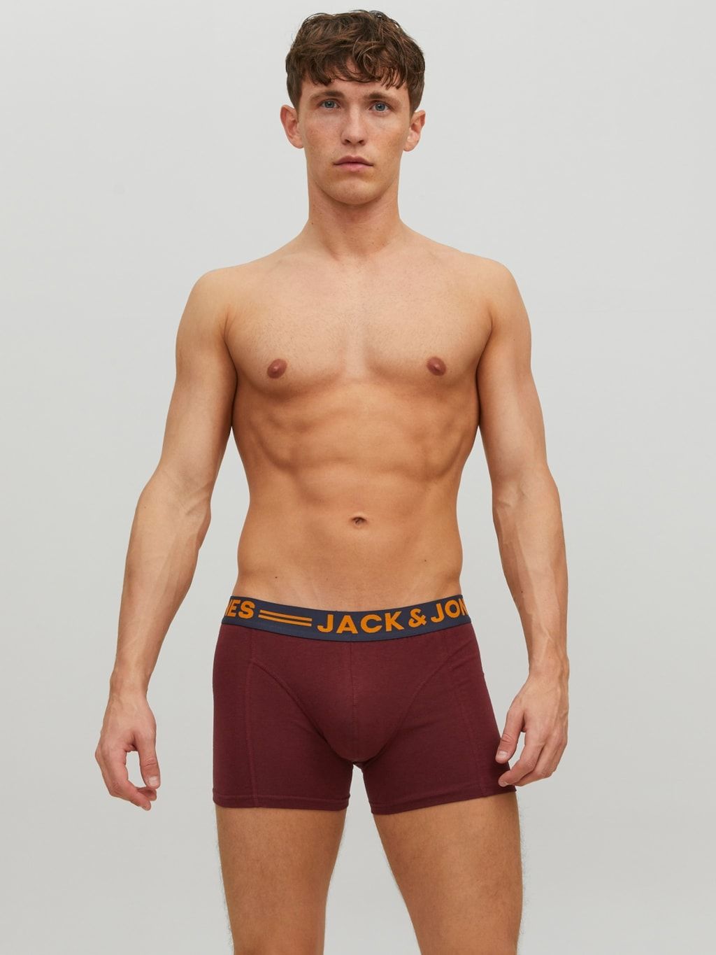 Jack & Jones Boxershorts JACLICHFIELD Trunks 6-pack Burgundy