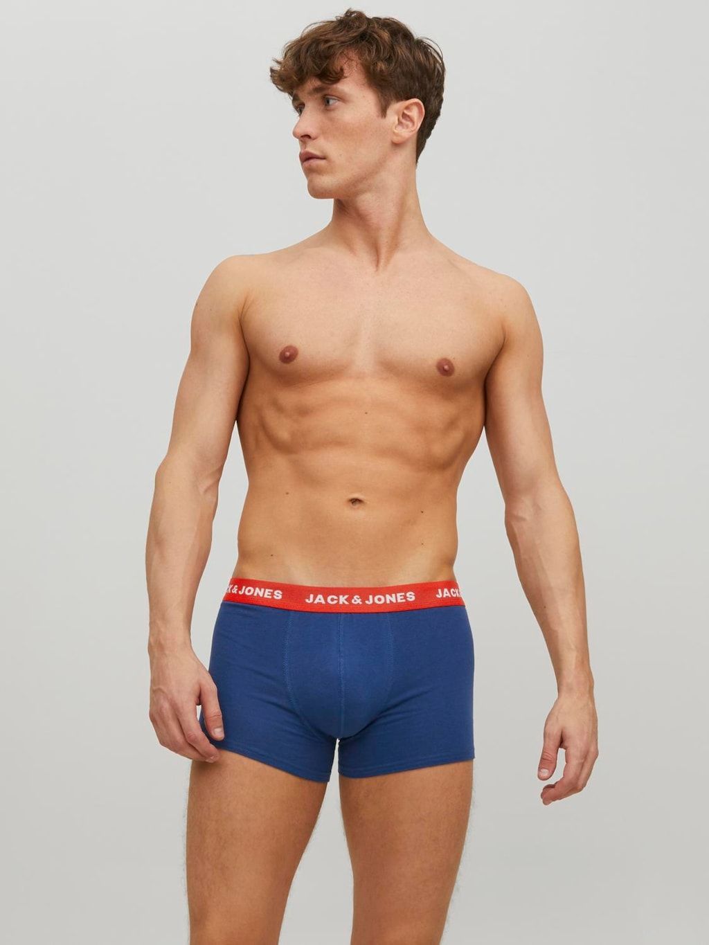 Jack & Jones Boxershorts JACLEE Trunks 5-pack Blauw / Zwart
