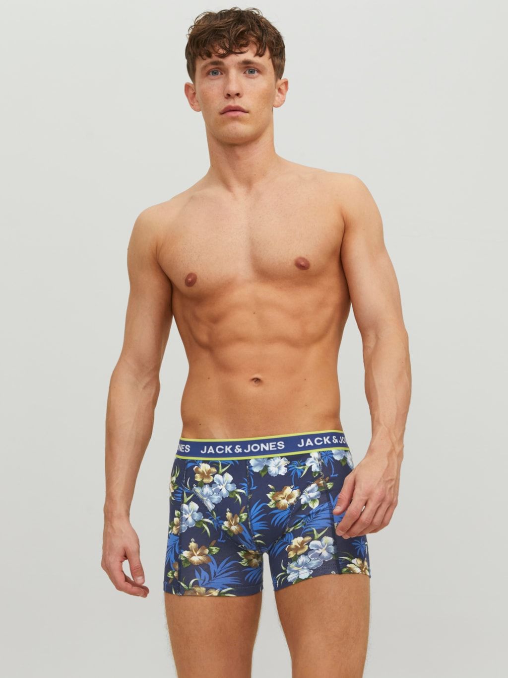 Jack & Jones Boxershorts JACFLOWER Trunks 6-pack Zwart / Navy