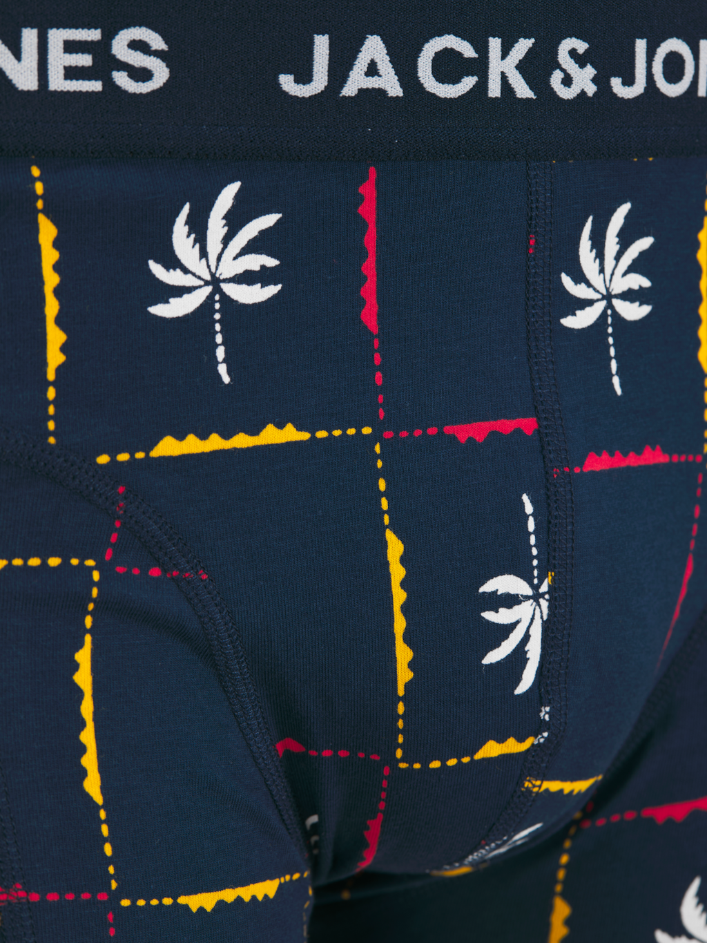 Jack & Jones Boxershorts JACPALM Trunks 3-pack Black / Navy Blazer