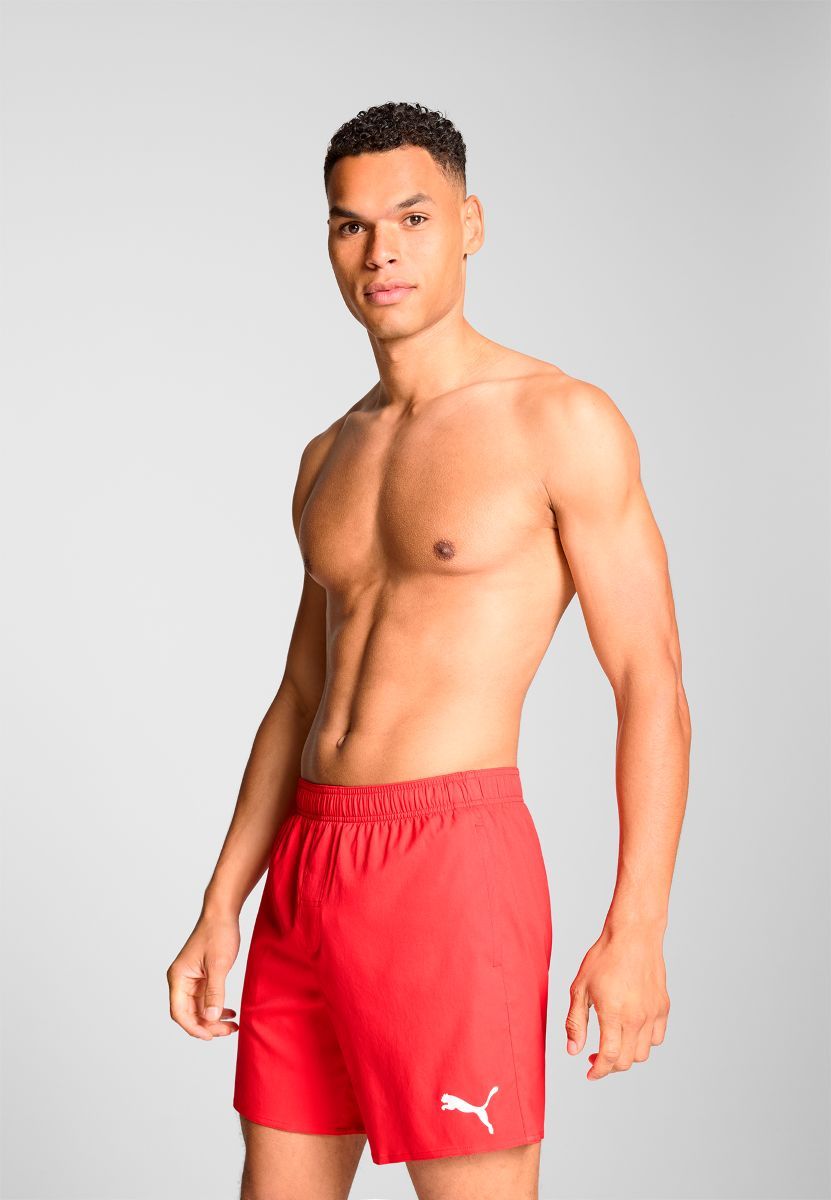 Puma Zwembroek Heren Mid Shorts Rood