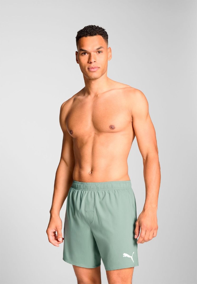Puma Zwembroek Heren Mid Shorts Dark Sage