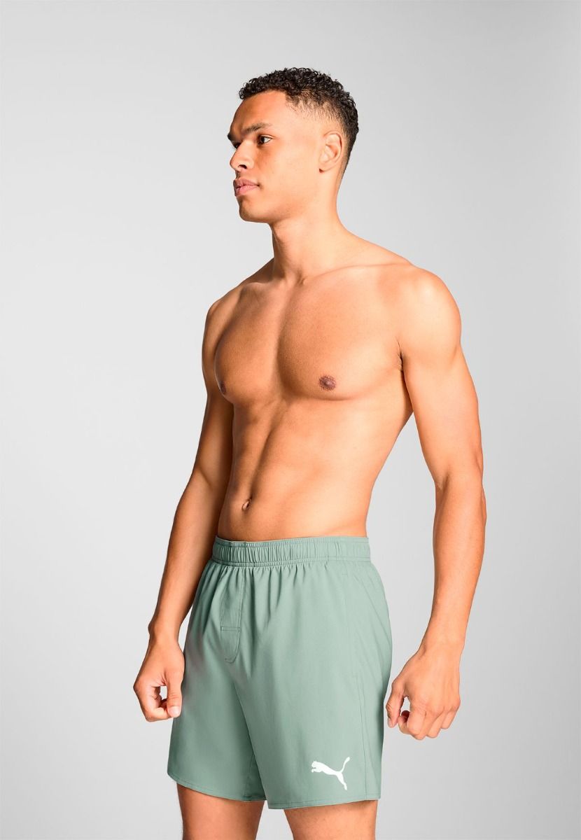 Puma Zwembroek Heren Mid Shorts Dark Sage