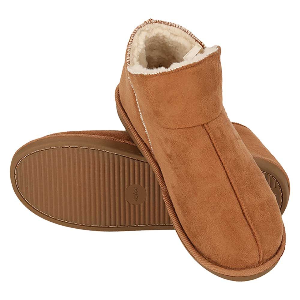 Apollo Pantoffels Heren Boots Suede Cognac