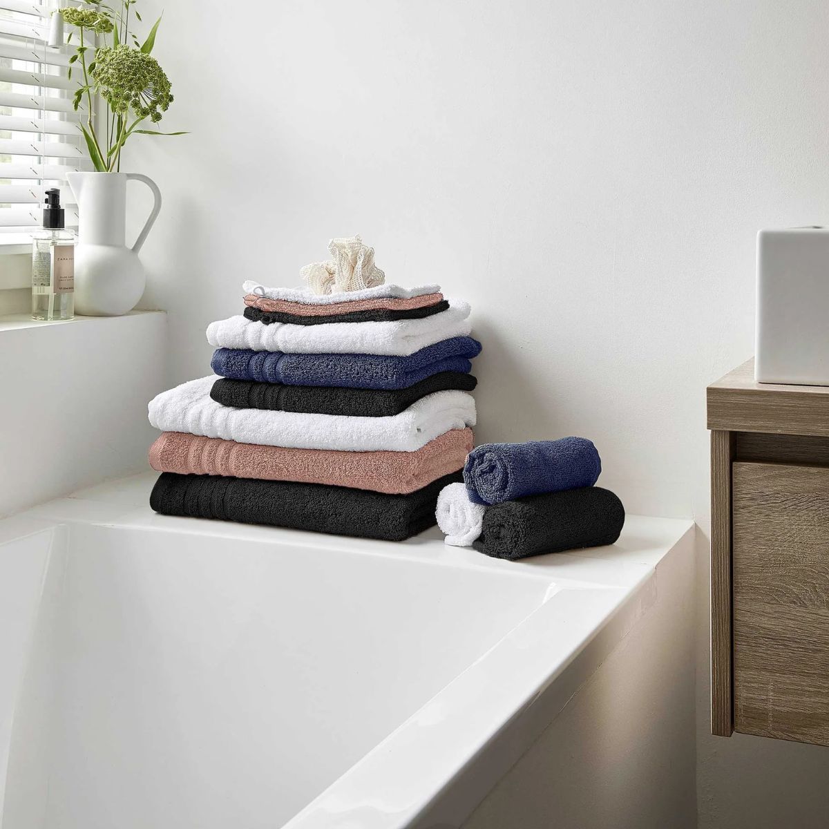 Byrklund Gastendoek Zwart 30x50 cm - 6 stuks