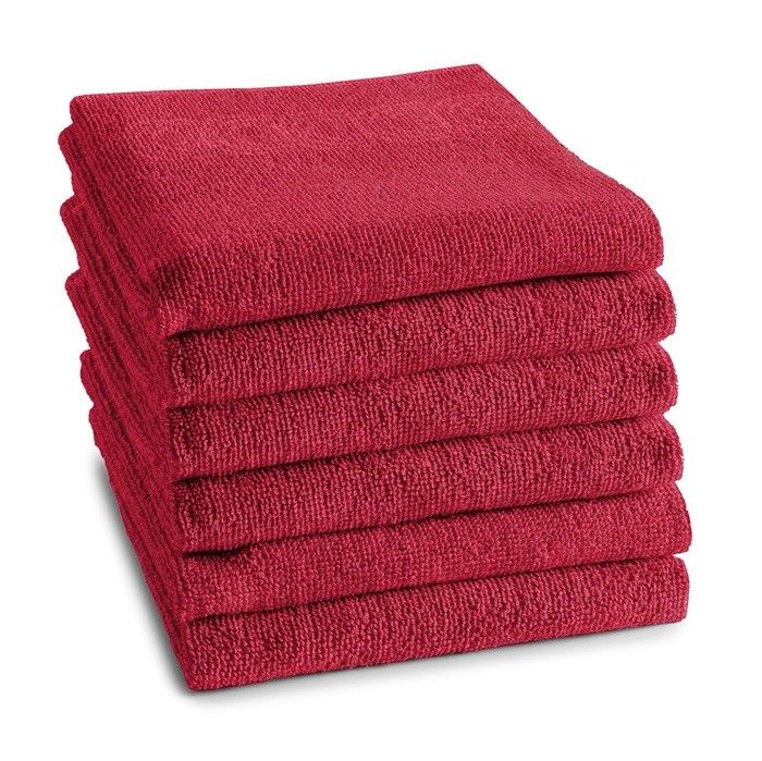 DDDDD Keukendoek Logo Rood - 6 stuks