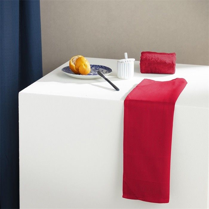 DDDDD Keukendoek Logo Rood - 6 stuks