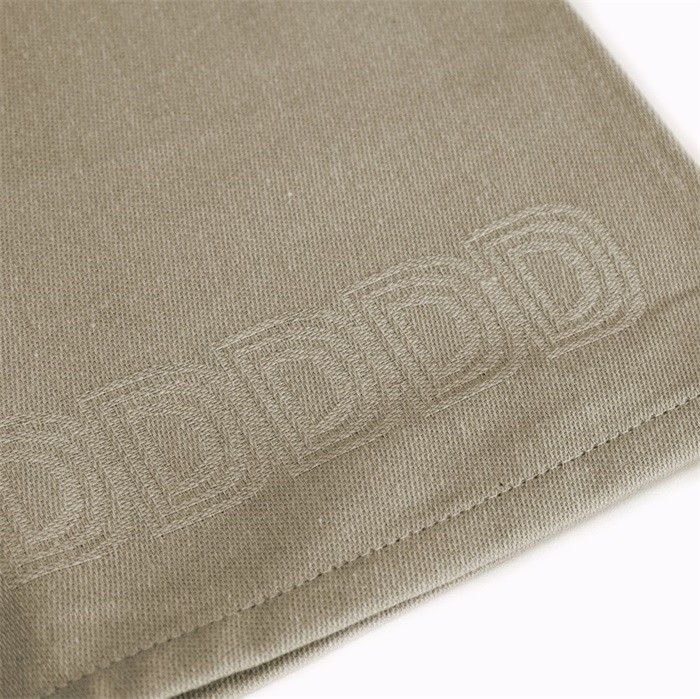 DDDDD Theedoek Logo Taupe - 6 stuks