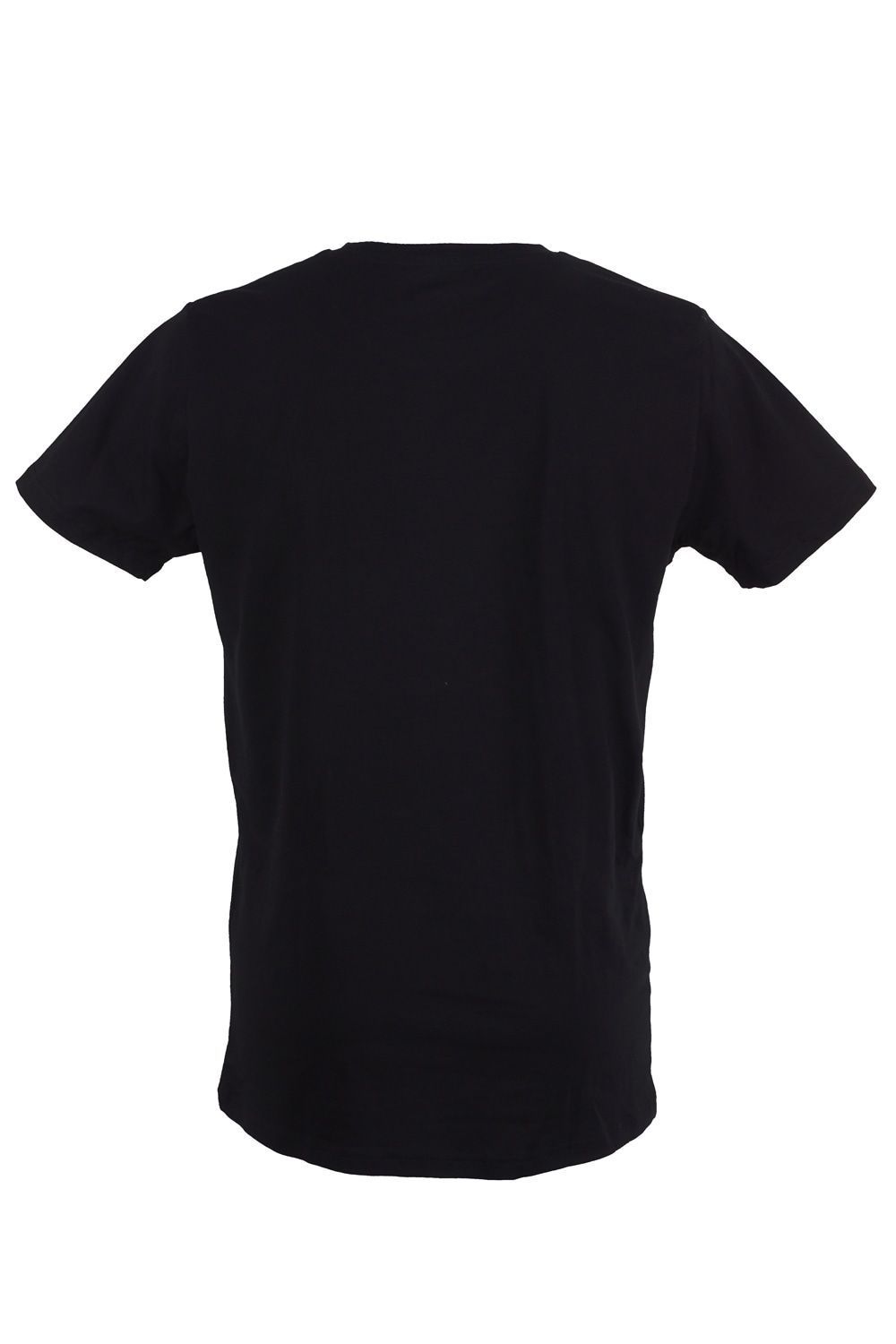 Vinnie-G Heren T-shirt V-hals Zwart 2-pack