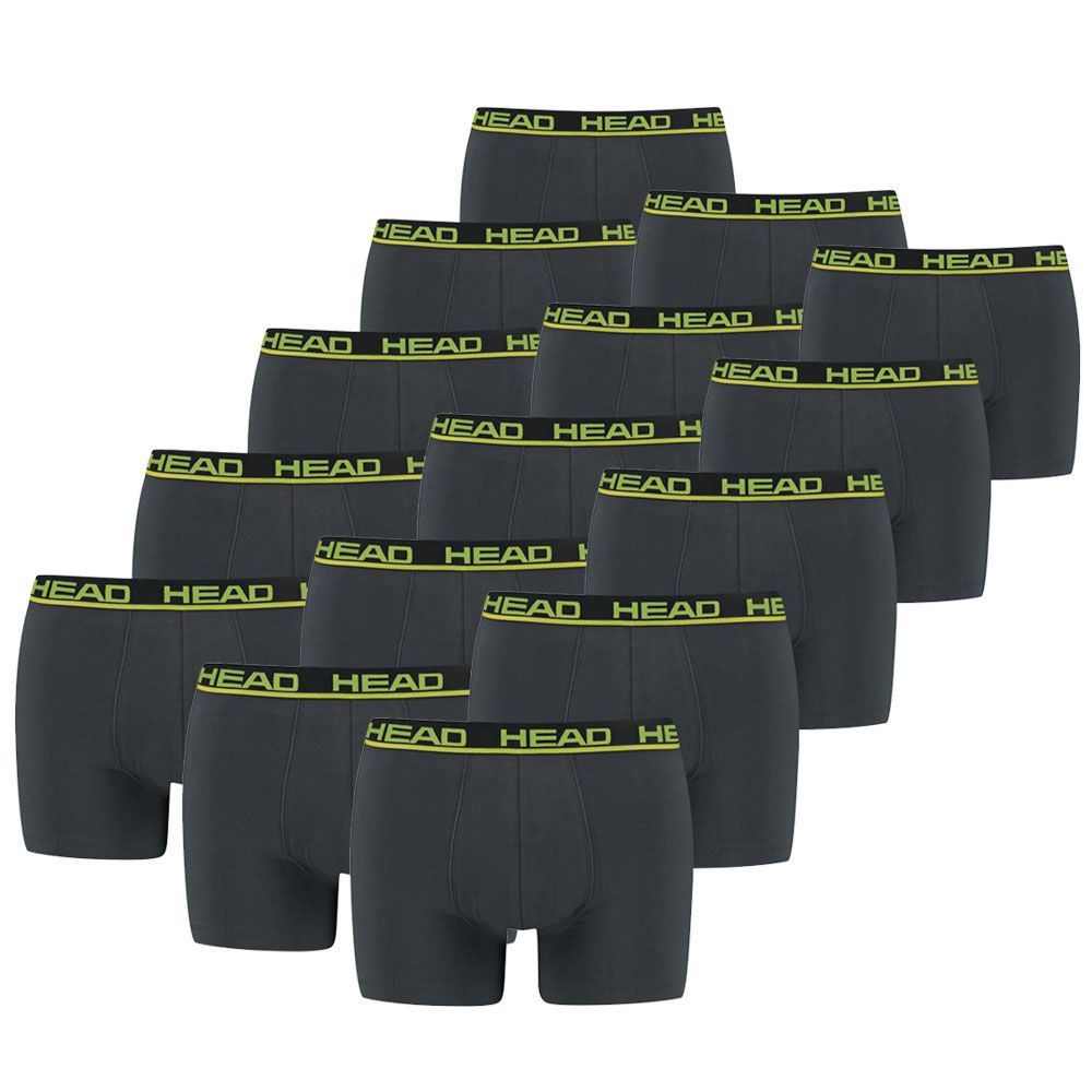 Head Boxershorts Basic 15-pack Phantom / Lime Punch