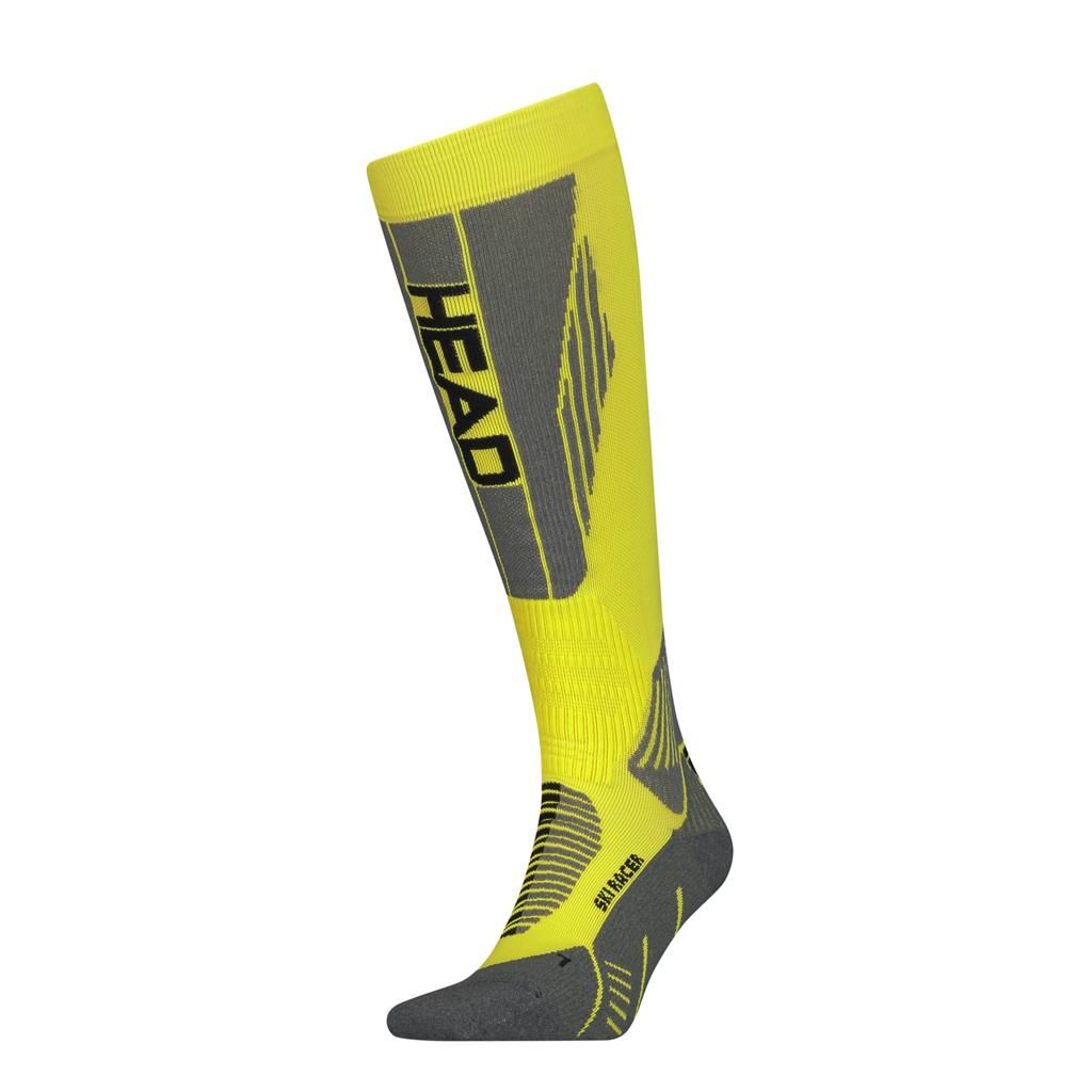 HEAD Skisokken Unisex Racer Kneehigh 4-pack Neon Yellow