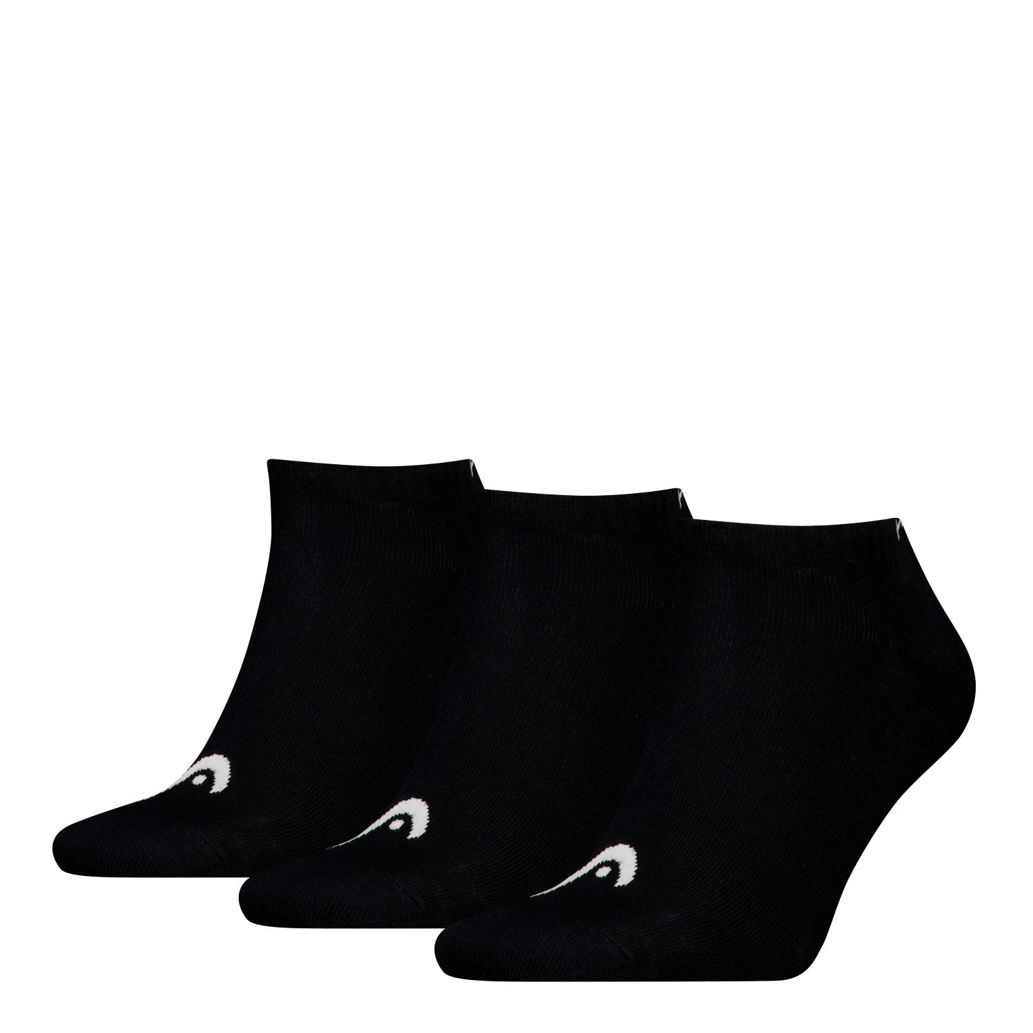 HEAD Sneakersokken Training 3-pack Zwart
