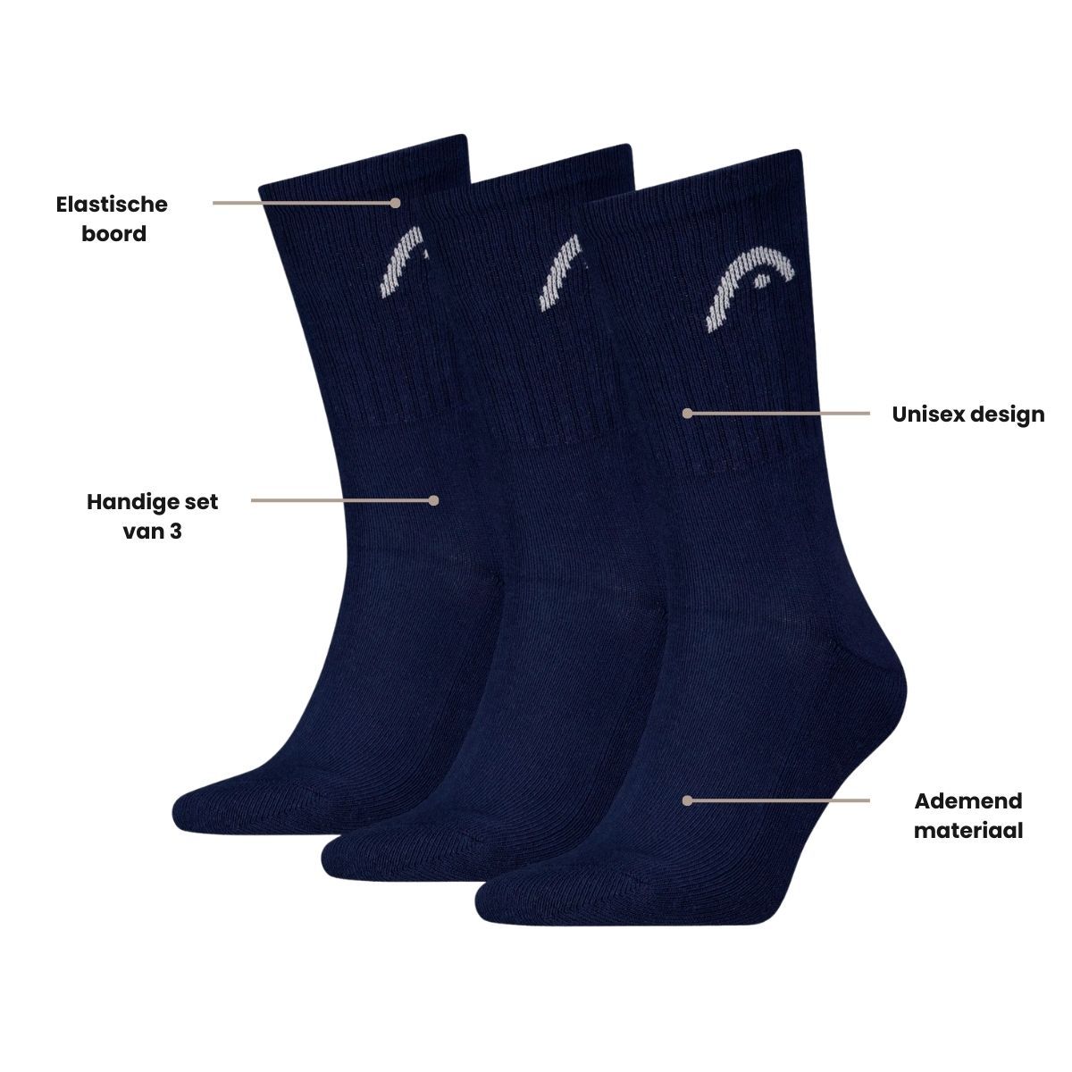 HEAD Sportsokken Training 12-pack Navy