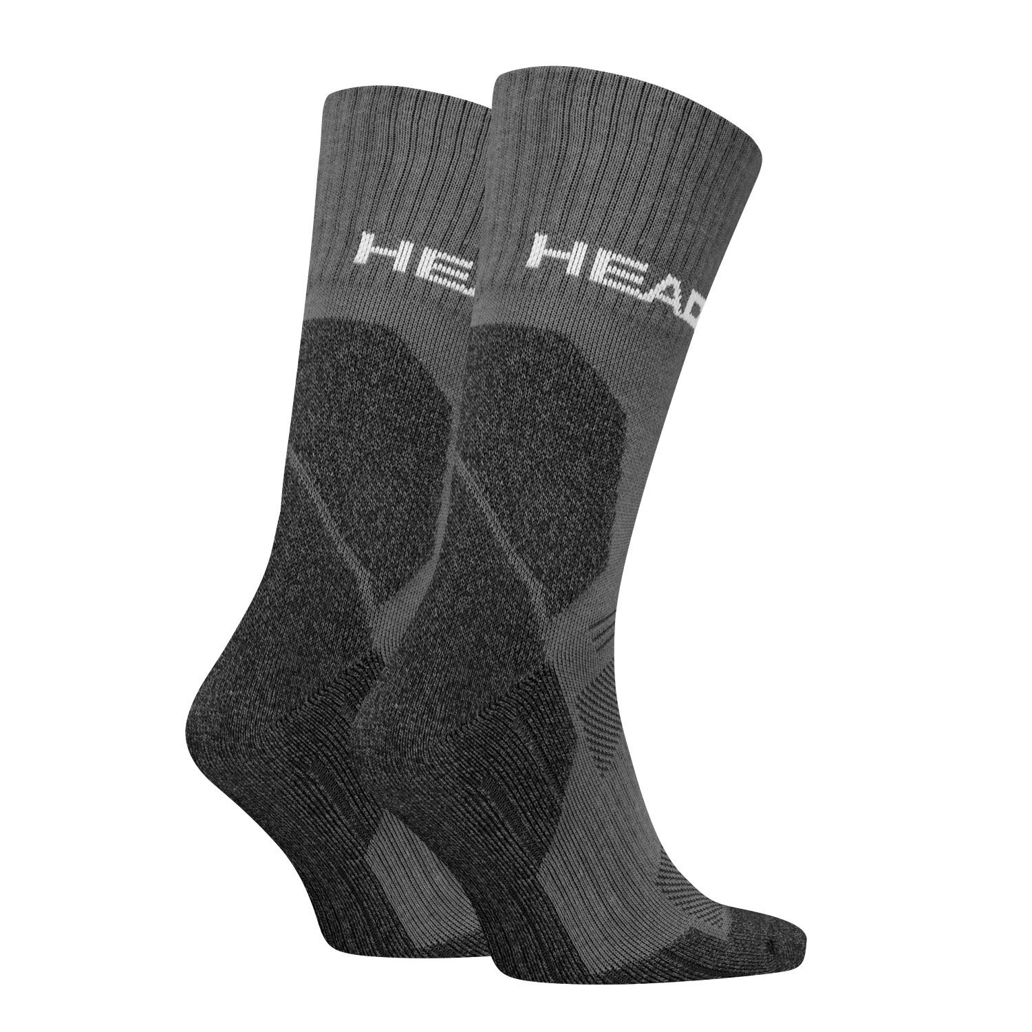HEAD Wandelsokken All Climates Hiking Crew 2-pack Grijs