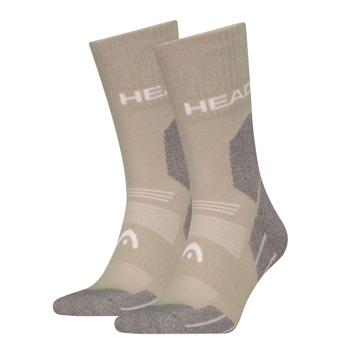 HEAD Wandelsokken All Climates Hiking Crew 6-pack Taupe