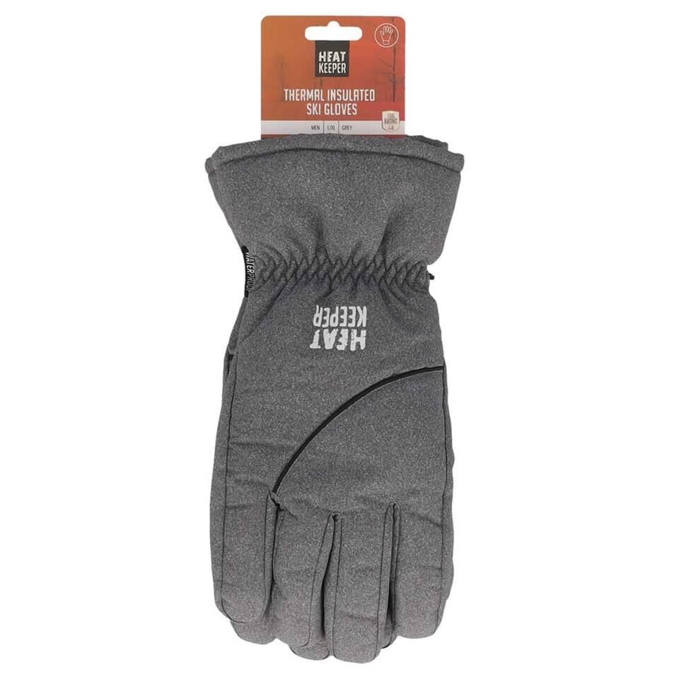 Heatkeeper Heren Ski Handschoenen Grijs