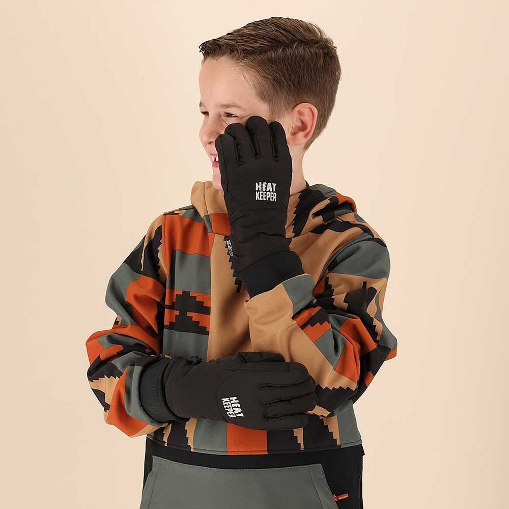 Heatkeeper Kinder Thermo Handschoenen Plus Zwart