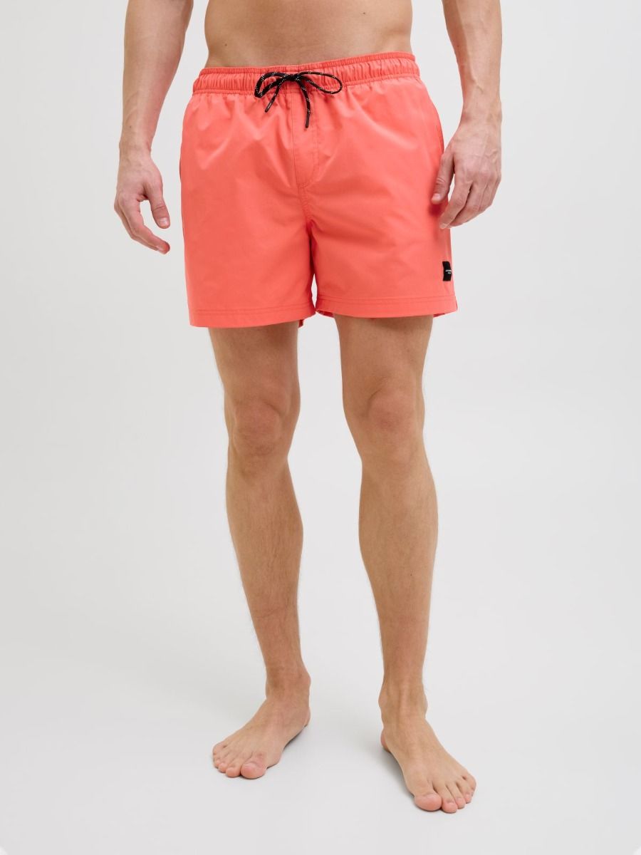 Jack & Jones Zwembroek JPSTMAUI Solid AKM Hot Coral