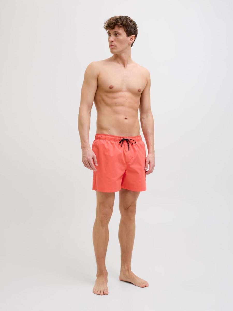 Jack & Jones Zwembroek JPSTMAUI Solid AKM Hot Coral