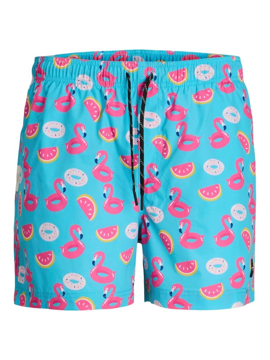 Jack & Jones Zwembroek JPSTMAUI Novelty AOP Scuba Blue