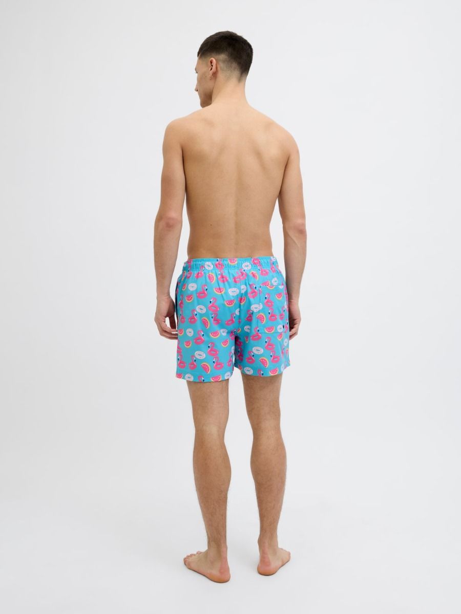Jack & Jones Zwembroek JPSTMAUI Novelty AOP Scuba Blue