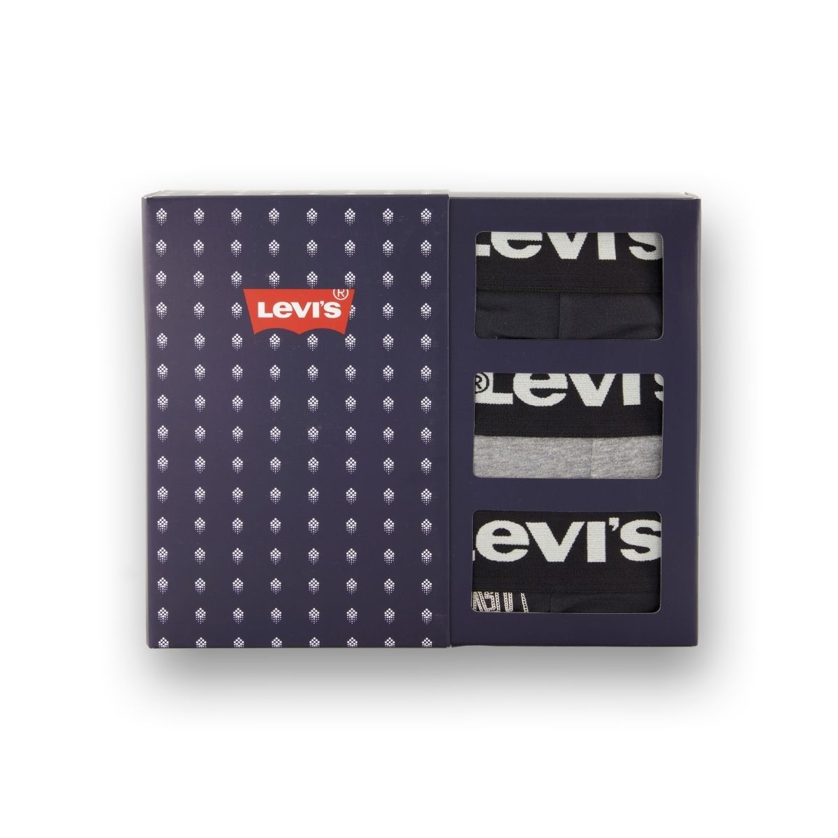Levi's Boxershorts Giftbox 3-pack Black / Grey