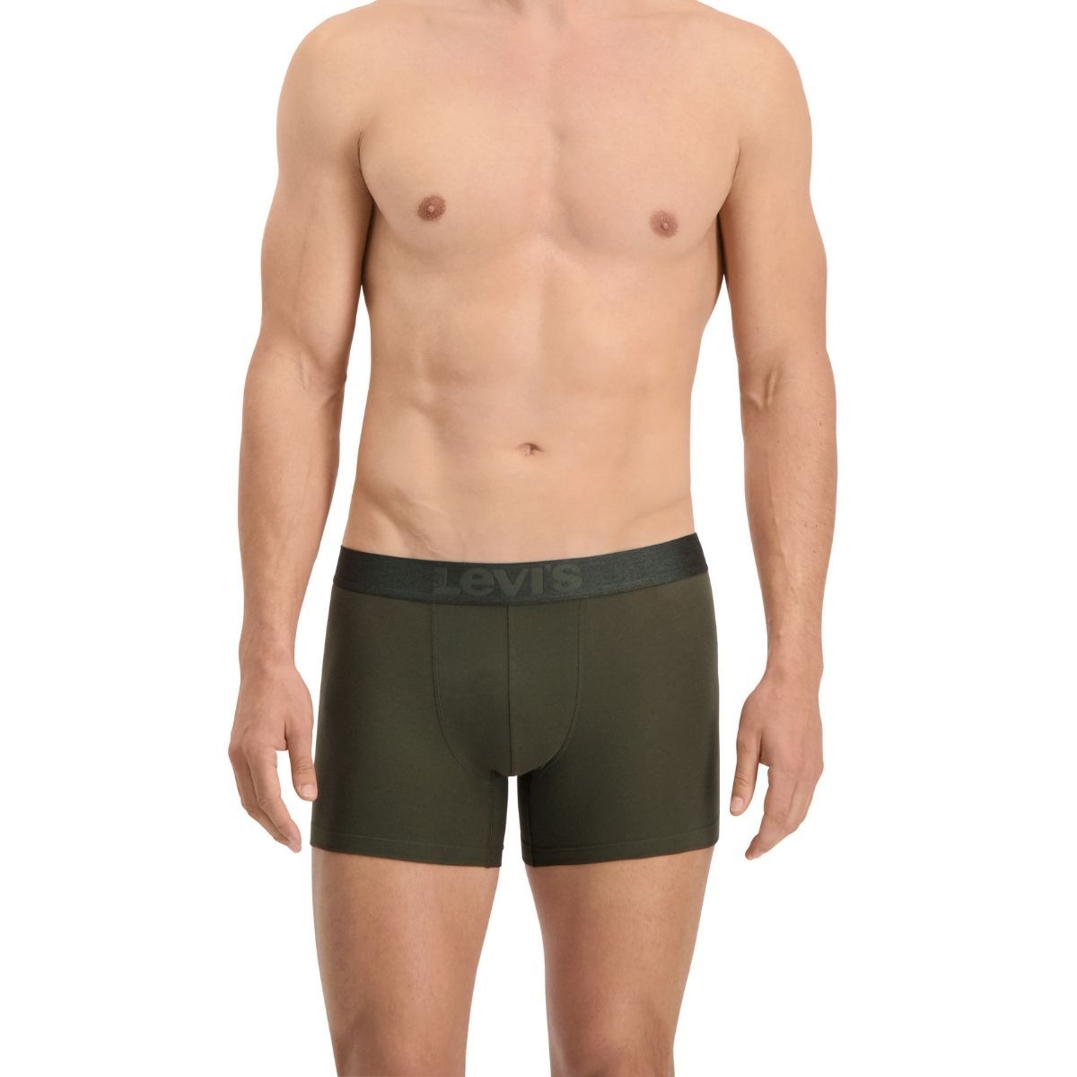 Levi's Boxershorts Melange WB Organic Cotton 6-pack Khaki