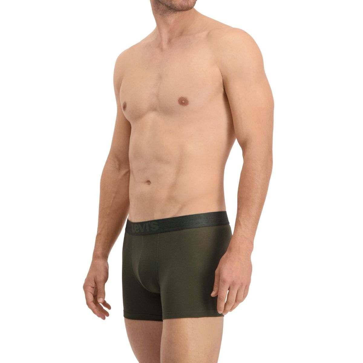 Levi's Boxershorts Melange WB Organic Cotton 6-pack Khaki