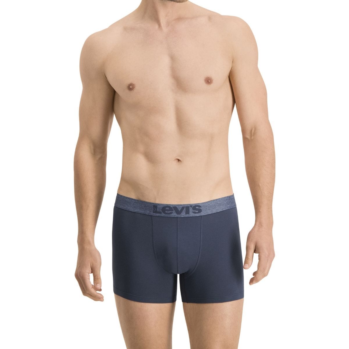 Levi's Boxershorts Melange WB Organic Cotton 2-pack Mood Indigo