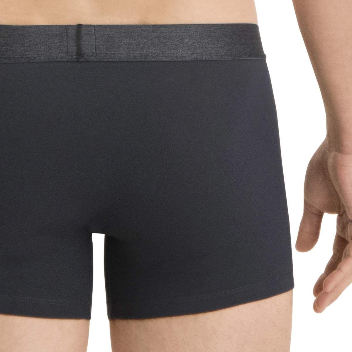 Levi's Boxershorts Melange WB Organic Cotton 2-pack Zwart