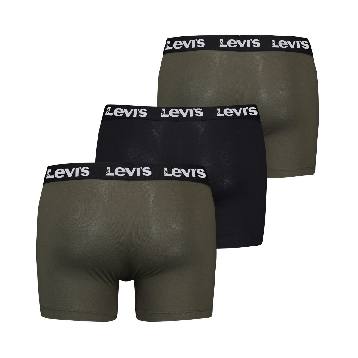 Levi's Boxershorts Repeat Logo 3-pack Khaki