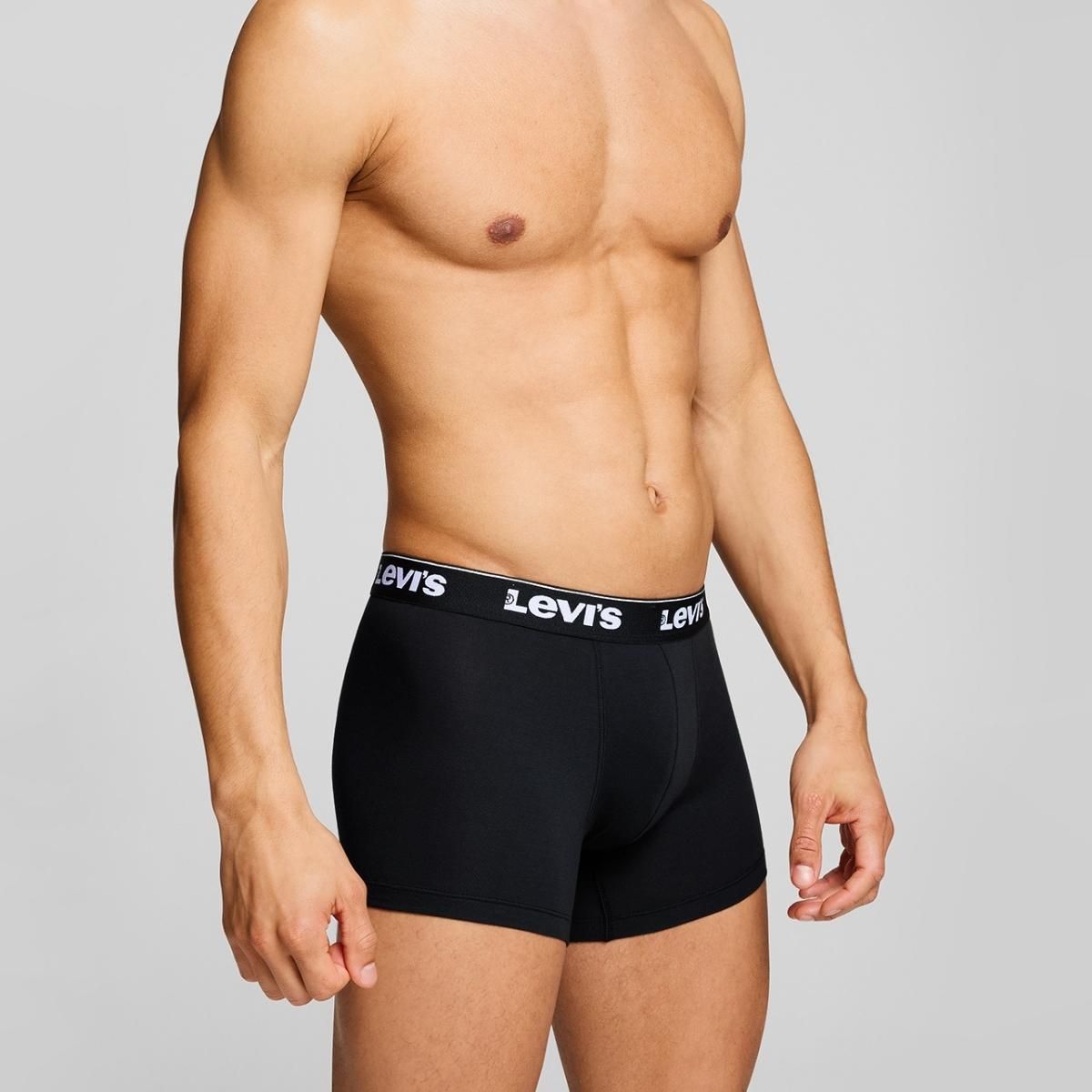 Levi's Boxershorts Repeat Logo 3-pack Zwart