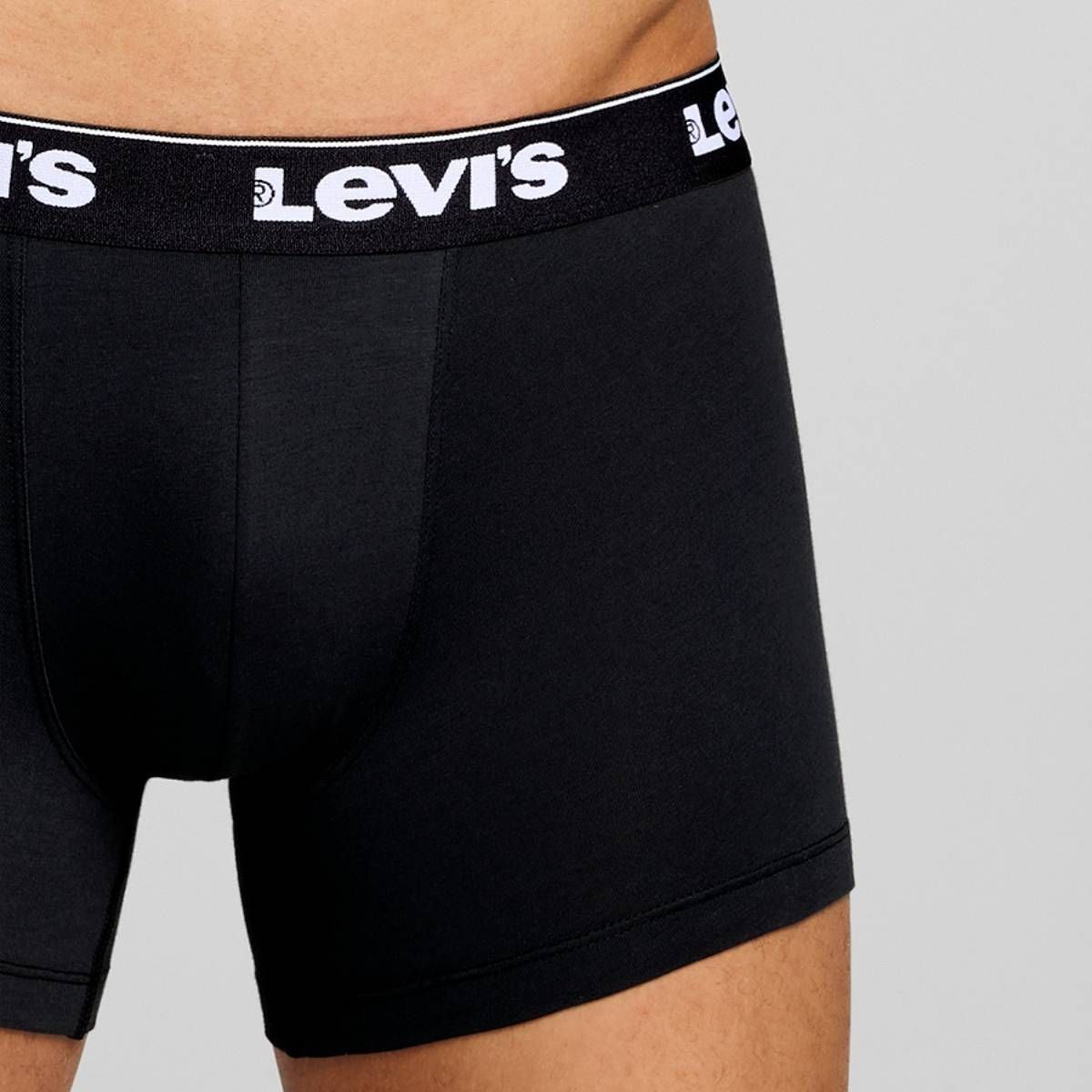 Levi's Boxershorts Repeat Logo 3-pack Zwart
